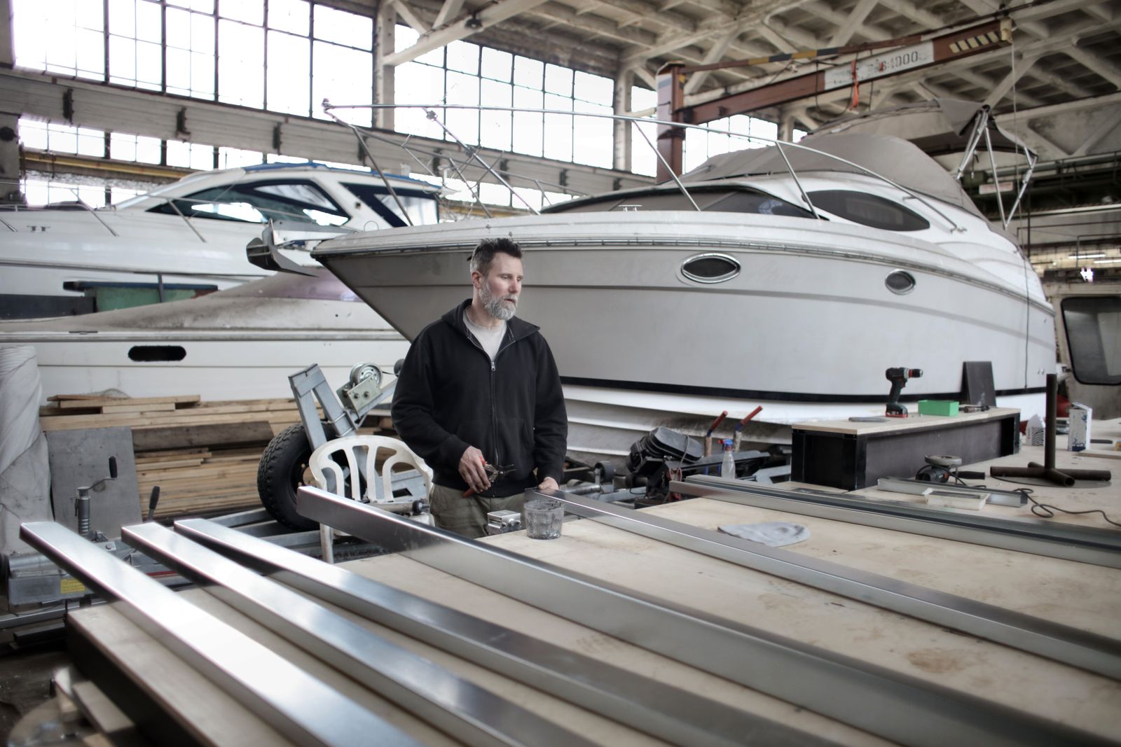 On-site marine engine service at the dock